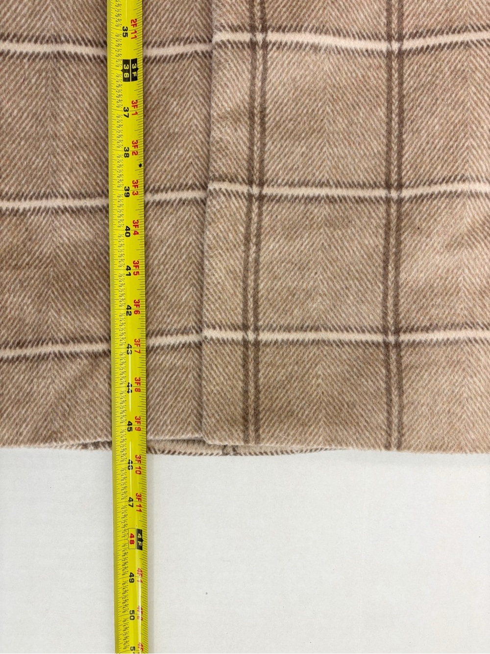 VICI Autumn Root Plaid Longline Trench Coat in Sand Size S - Picture 11 of 11